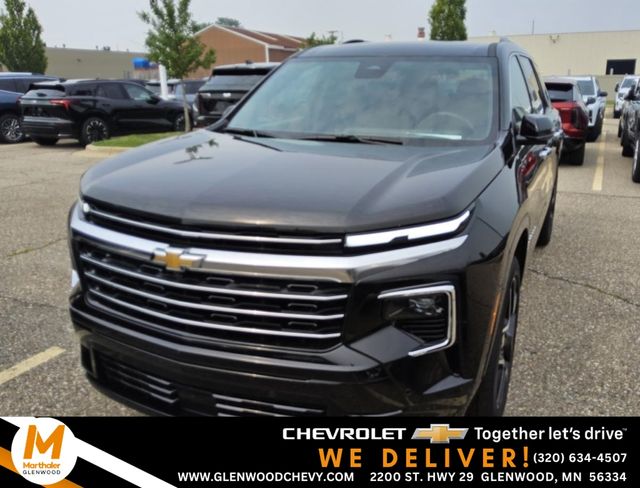 Black Metallic 2026 Chevrolet Traverse SUV / Crossover Four-Wheel Drive 8-Speed Automatic