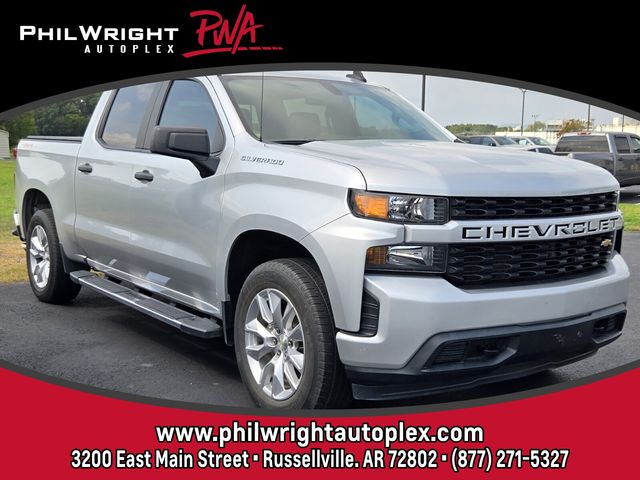 Silver Ice Metallic 2019 Chevrolet Silverado 1500 Pickup Truck Four-Wheel Drive 6-Speed Automatic Overdrive