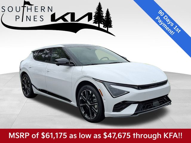 Glacier White Pearl 2025 Kia EV6 GT-Line AWD SUV / Crossover All-Wheel Drive 1-Speed Automatic