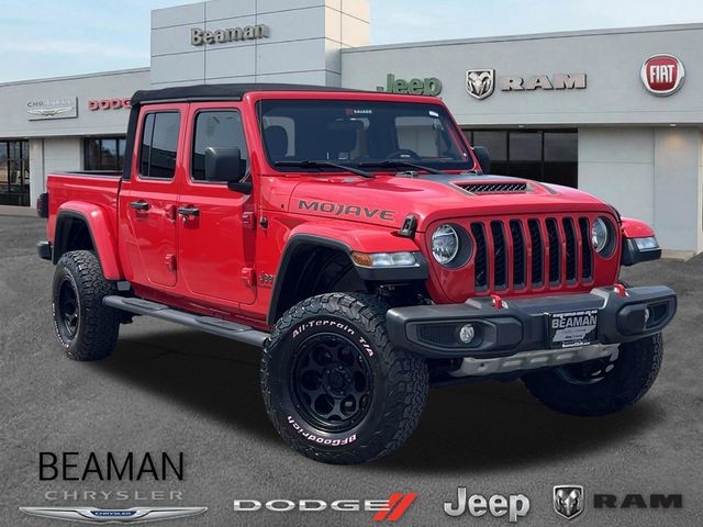 Firecracker Red Clearcoat 2021 Jeep Gladiator Pickup Truck Four-Wheel Drive 6-Speed Manual