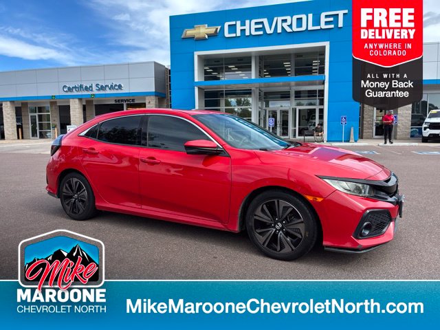 Rallye Red 2017 Honda Civic Hatchback Hatchback Front-Wheel Drive Continuously Variable Transmission