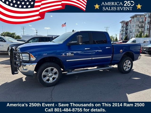 Blue Streak Pearlcoat 2014 RAM 2500 Pickup Truck Four-Wheel Drive 6-Speed Automatic