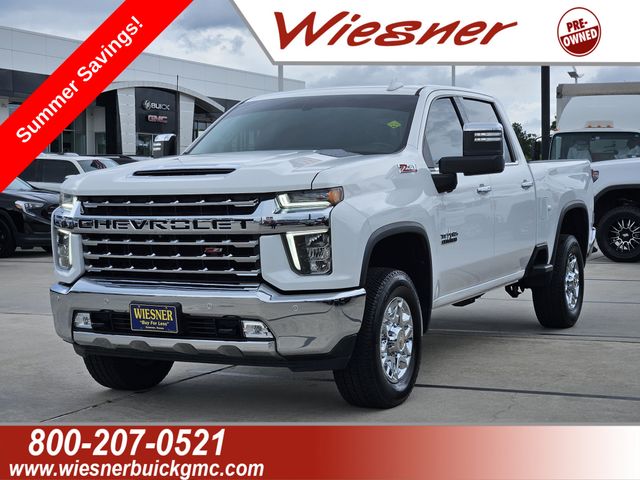 Summit White 2022 Chevrolet Silverado 2500HD Pickup Truck Four-Wheel Drive 6-Speed Automatic