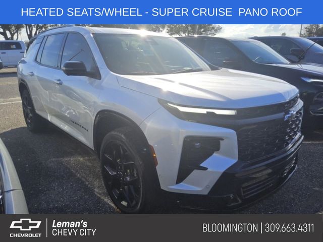 White (Iridescent Pearl Tricoat) 2024 Chevrolet Traverse RS FWD SUV / Crossover Front-Wheel Drive 8-Speed Automatic