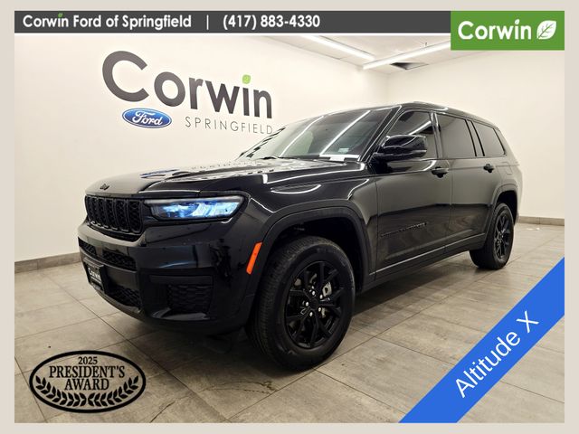 Diamond Black Crystal Pearlcoat 2024 Jeep Grand Cherokee L SUV / Crossover Four-Wheel Drive 8-Speed Automatic