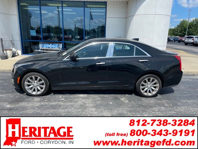 Stellar Black Metallic 2018 Cadillac ATS Sedan All-Wheel Drive 8-Speed Automatic