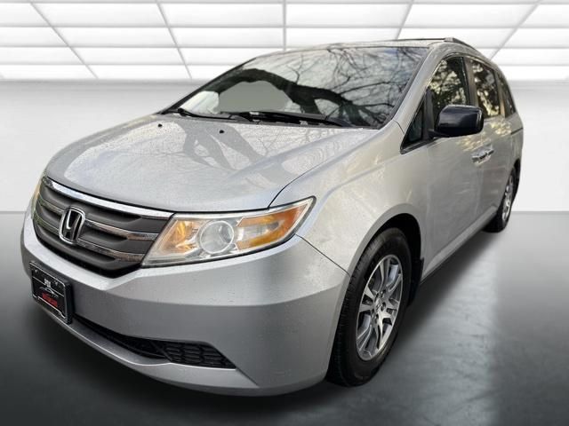 Gray 2011 Honda Odyssey EX-L FWD Minivan Front-Wheel Drive 5-Speed Automatic