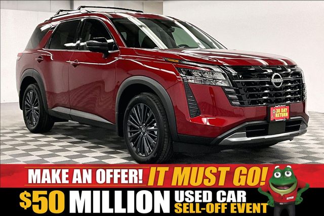 Red (Scarlet Ember Tintcoat) 2026 Nissan Pathfinder SUV / Crossover All-Wheel Drive 9-Speed Automatic