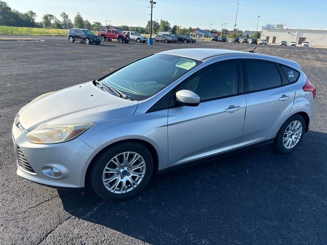 Silver 2012 Ford Focus Hatchback Front-Wheel Drive 6-Speed Automatic