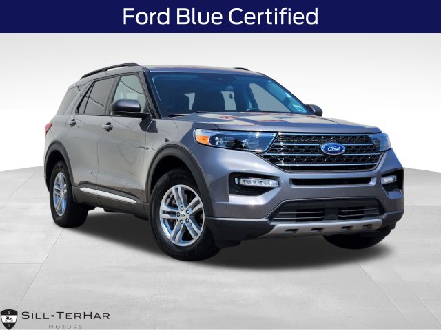Carbonized Gray Metallic 2023 Ford Explorer SUV / Crossover All-Wheel Drive Automatic