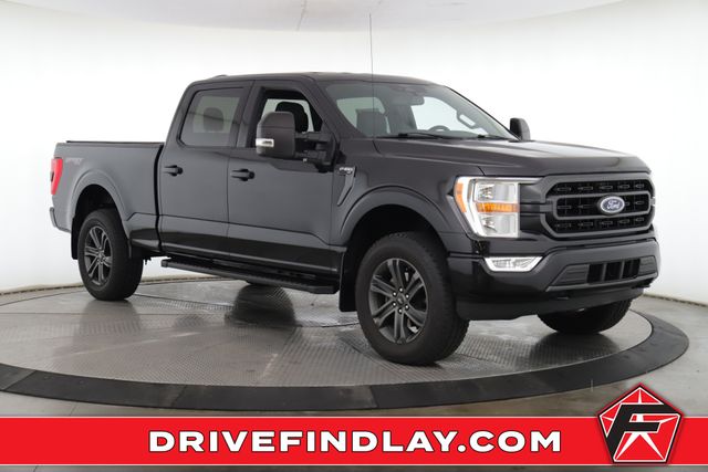 Black 2021 Ford F-150 Pickup Truck Four-Wheel Drive Automatic