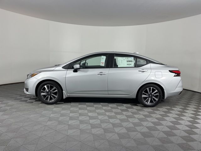 2025 Brilliant Silver Metallic Nissan Versa 1.6 SV FWD Sedan