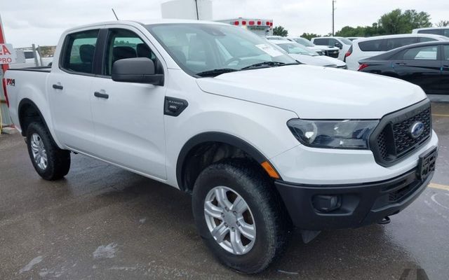 Oxford White 2021 Ford Ranger XL SuperCrew 4WD Pickup Truck Four-Wheel Drive Automatic