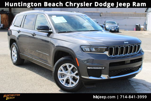 Baltic Gray Metallic Clearcoat 2023 Jeep Grand Cherokee L Limited 4WD SUV / Crossover Four-Wheel Drive 8-Speed Automatic