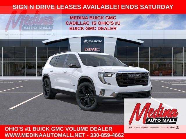 Summit White 2026 GMC Acadia SUV / Crossover Four-Wheel Drive 8-Speed Automatic