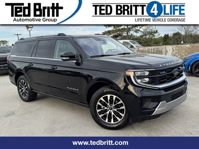 Black Metallic 2025 Ford Expedition MAX Platinum 4WD SUV / Crossover Four-Wheel Drive Automatic