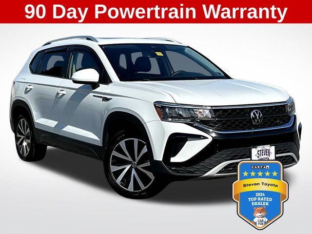 Pure White 2023 Volkswagen Taos SUV / Crossover Front-Wheel Drive 8-Speed Automatic