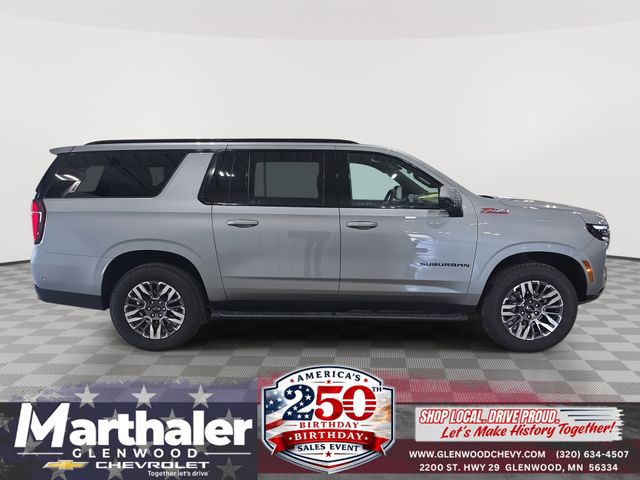 Sterling Gray Metallic 2025 Chevrolet Suburban SUV / Crossover Four-Wheel Drive 