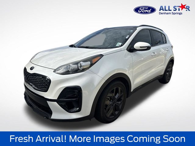 Snow White Pearl 2021 Kia Sportage SUV / Crossover Front-Wheel Drive 6-Speed Automatic Overdrive