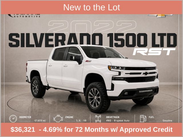 Summit White 2022 Chevrolet Silverado 1500 Pickup Truck Four-Wheel Drive 8-Speed Automatic
