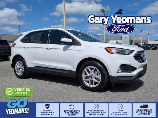 Oxford White 2022 Ford Edge SEL AWD SUV / Crossover All-Wheel Drive 8-Speed Automatic