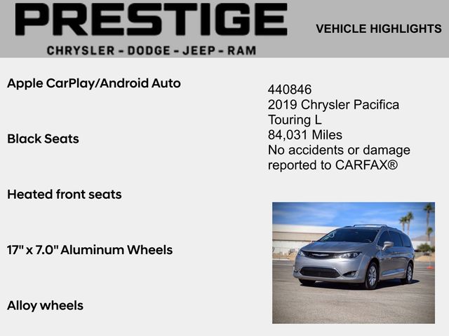 2019 Chrysler Pacifica Touring L 4