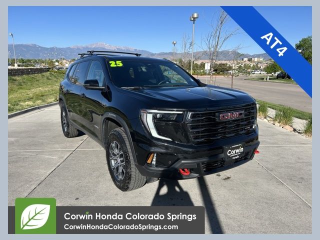 Black (Ebony Twilight Metallic) 2025 GMC Acadia SUV / Crossover Four-Wheel Drive 8-Speed Automatic