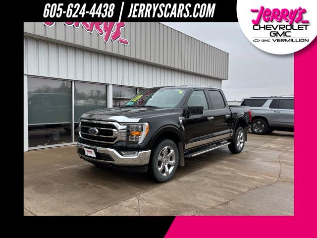 Black Metallic 2022 Ford F-150 Pickup Truck Four-Wheel Drive Automatic