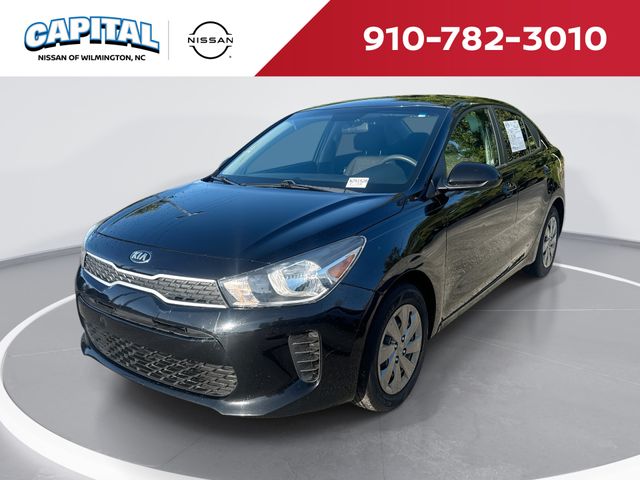 Black 2020 Kia Rio Sedan Front-Wheel Drive Continuously Variable Transmission