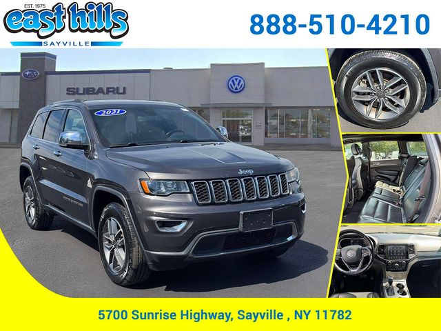 Gray (Granite Crystal Metallic Clearcoat) 2021 Jeep Grand Cherokee SUV / Crossover Four-Wheel Drive 8-Speed Automatic