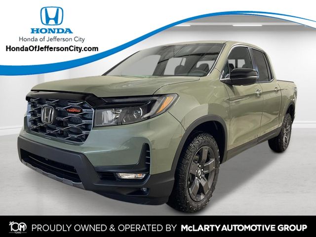Ash Green Metallic 2026 Honda Ridgeline TrailSport AWD Pickup Truck All-Wheel Drive 9-Speed Automatic