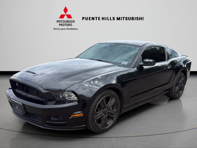 Black 2014 Ford Mustang Coupe Rear-Wheel Drive 6-Speed Manual