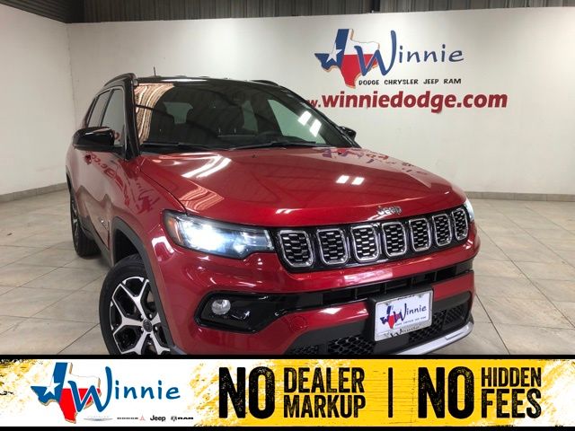 Red Hot Pearlcoat 2025 Jeep Compass Limited 4WD SUV / Crossover Four-Wheel Drive 8-Speed Automatic