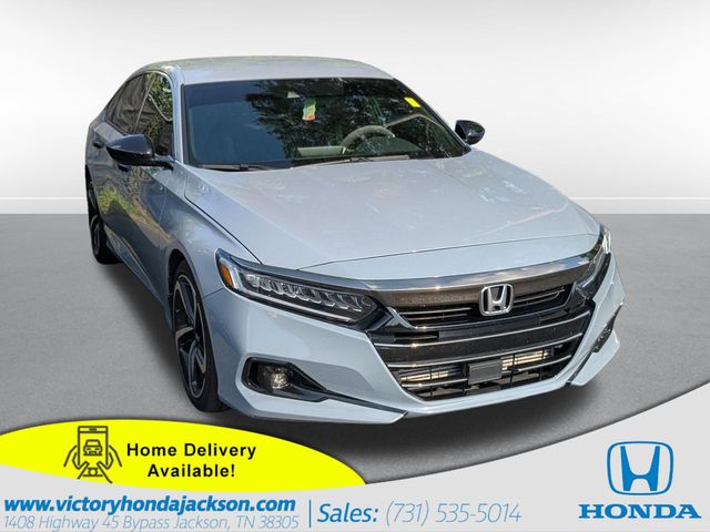 Gray 2022 Honda Accord Sedan Front-Wheel Drive Continuously Variable Transmission