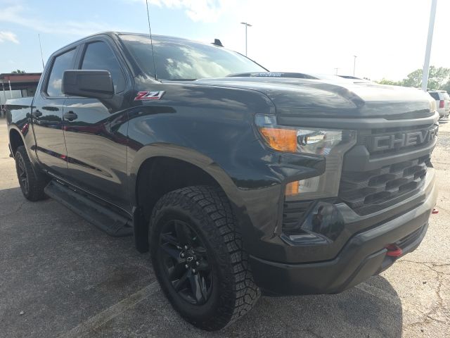 Black 2024 Chevrolet Silverado 1500 Pickup Truck Four-Wheel Drive Automatic