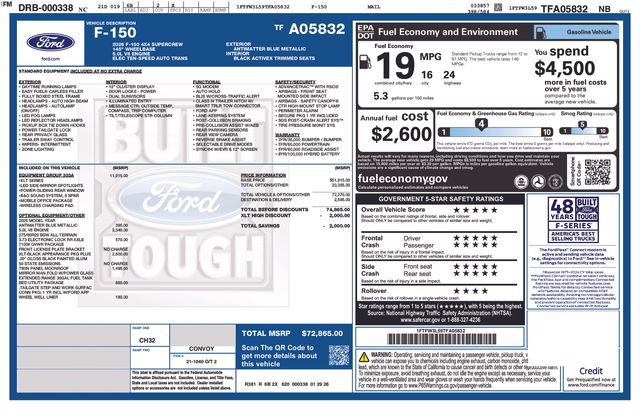 New 2026 Blue Ford XLT image 35