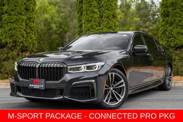Carbon Black Metallic 2021 BMW 7 Series Sedan All-Wheel Drive 8-Speed Automatic