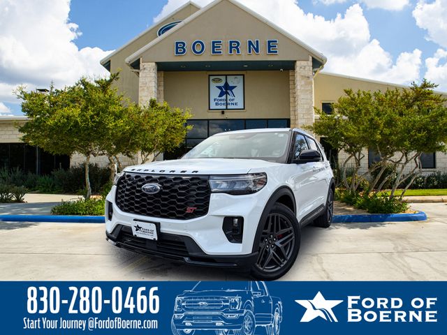 White Metallic 2025 Ford Explorer ST AWD SUV / Crossover All-Wheel Drive Automatic