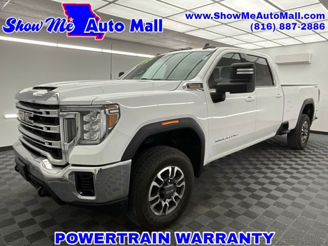 Summit White 2023 GMC Sierra 3500HD SLE Crew Cab 4WD Pickup Truck Four-Wheel Drive Automatic