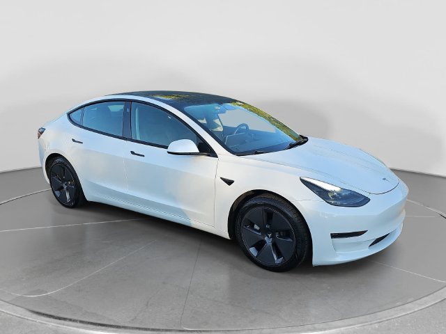 Pearl White Multi-Coat 2022 Tesla Model 3 Sedan All-Wheel Drive 1-Speed Automatic