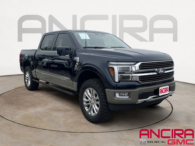 Blue Metallic 2025 Ford F-150 Pickup Truck Four-Wheel Drive Automatic