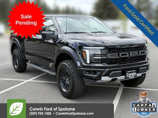 Agate Black Metallic 2026 Ford F-150 Raptor SuperCrew 4WD Pickup Truck Four-Wheel Drive Automatic