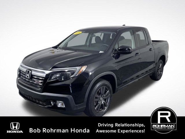Black 2019 Honda Ridgeline Pickup Truck All-Wheel Drive 6-Speed Automatic