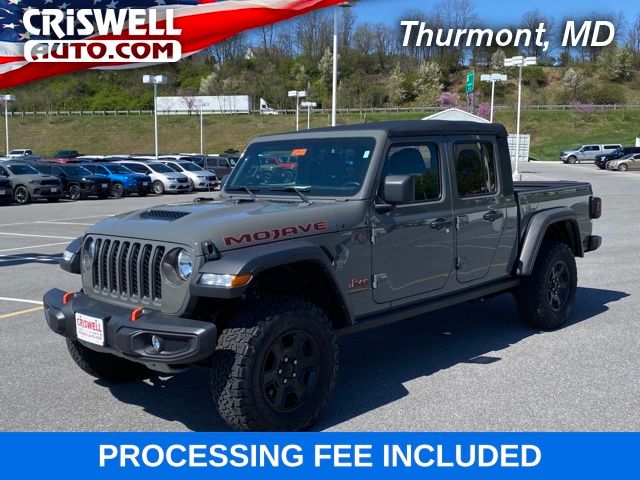 Sting-Gray Clearcoat 2023 Jeep Gladiator Mojave Crew Cab 4WD Pickup Truck Four-Wheel Drive 6-Speed Manual