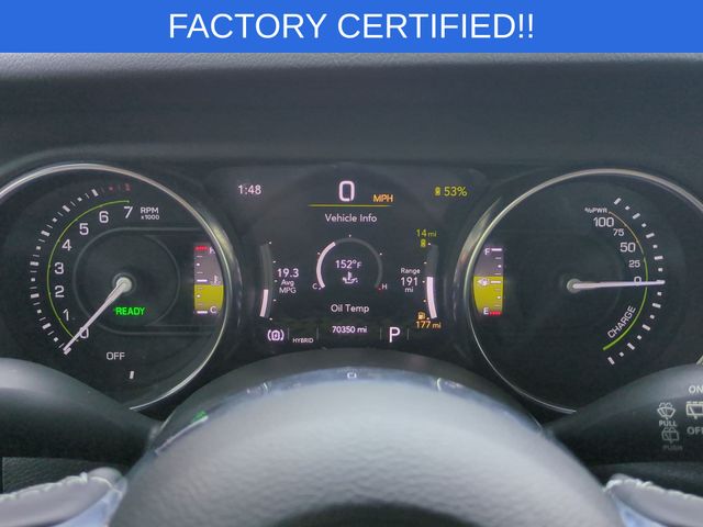 Used 2021 Blue Jeep Unlimited Sahara 4xe image 19