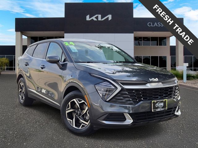 Gravity Gray 2024 Kia Sportage LX FWD SUV / Crossover Front-Wheel Drive 8-Speed Automatic