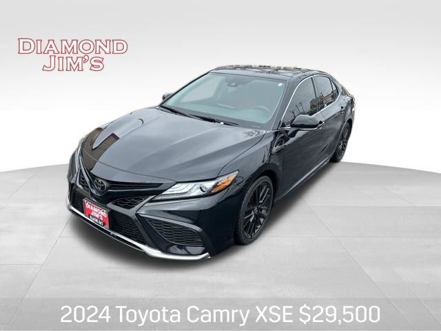 Midnight Black Metallic 2024 Toyota Camry XSE AWD Sedan All-Wheel Drive 8-Speed Automatic