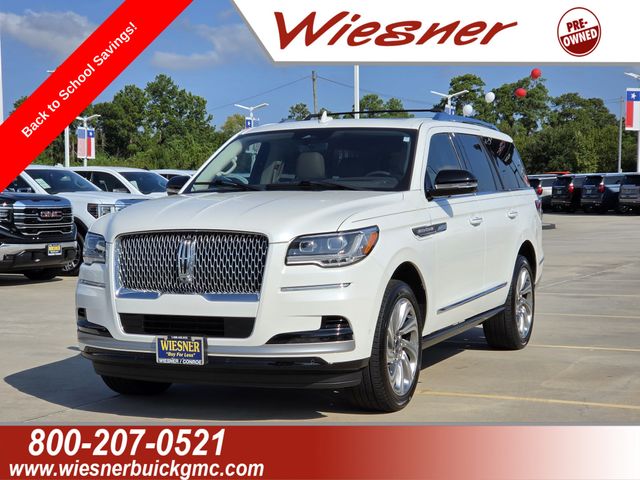 White Metallic 2024 Lincoln Navigator SUV / Crossover Four-Wheel Drive Automatic