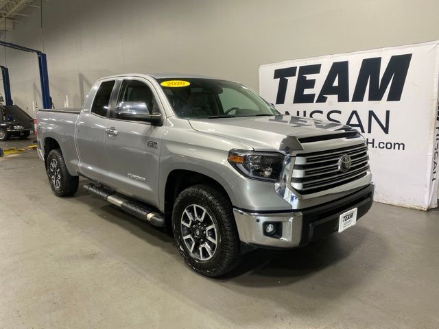 Silver Sky Metallic 2020 Toyota Tundra Pickup Truck Four-Wheel Drive 6-Speed Automatic