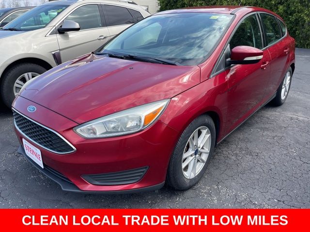 Ruby Red Metallic 2016 Ford Focus SE Hatchback Hatchback Front-Wheel Drive Automatic